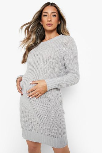 Womens Maternity Soft Knit Jumper Dress - - L - boohoo - Modalova
