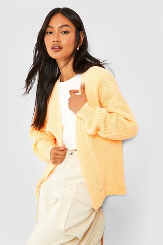 Womens Oversized Rib Cardigan - - L - boohoo - Modalova