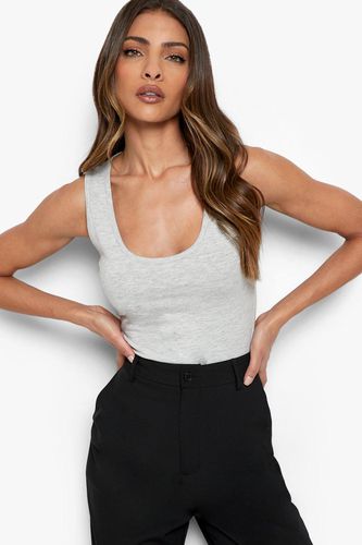 Womens Basic Full Length Wide Strap Vest - - 10 - boohoo - Modalova