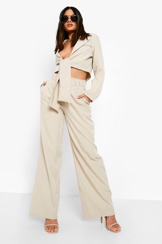 Womens Tailored Woven Trousers - - L - boohoo - Modalova
