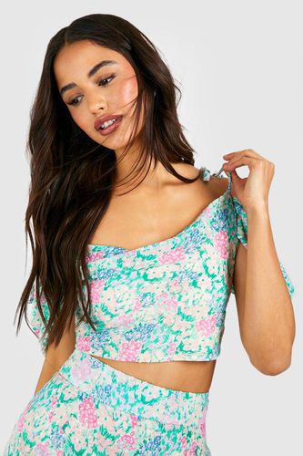 Womens Ditsy Floral Cowl Neck Cami - - 14 - boohoo - Modalova