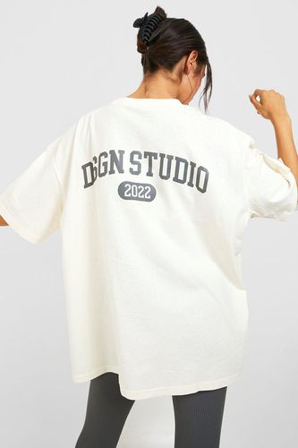 Womens Dsgn Studio Back Print Oversized T-shirt - - XL - boohoo - Modalova