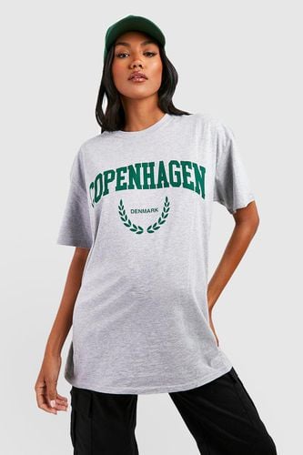 Womens Maternity Copenhagen Oversized T-shirt - - M - boohoo - Modalova