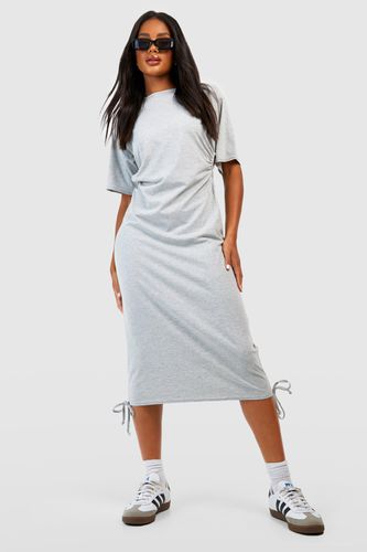 Womens Cotton Cut Out T-shirt Midi Dress - - 8 - boohoo - Modalova