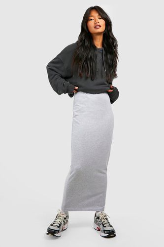 Womens Cotton Jersey High Waisted Midaxi Skirt - - 10 - boohoo - Modalova
