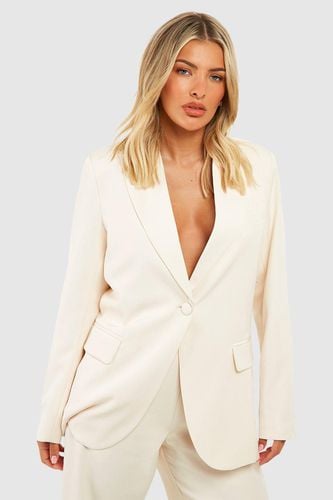 Womens Seam Detail Fitted Tailored Blazer - - 14 - boohoo - Modalova
