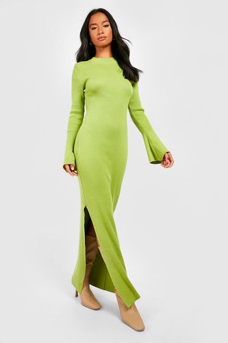Womens Petite Premium Rib Knit Maxi Dress - - L - boohoo - Modalova