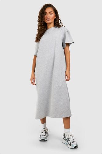 Womens Oversized Midaxi T-shirt Dress - - 10 - boohoo - Modalova