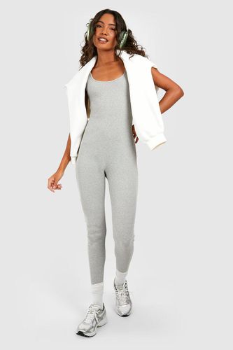 Womens Tall Premium Rib Racer Vest Legging Unitard - - 12 - boohoo - Modalova