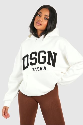 Womens Dsgn Studio Towelling Applique Oversized Hoodie - - XL - boohoo - Modalova