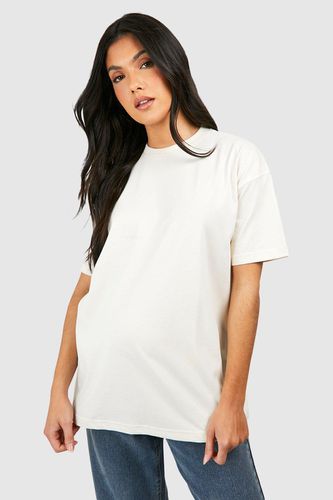 Womens Maternity Basic Oversized T-shirt - - 12 - boohoo - Modalova