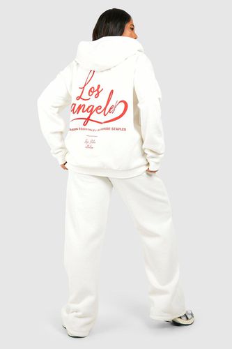 Womens Plus Dsgn Studio Zip Through Straight Leg Tracksuit - - 18 - boohoo - Modalova