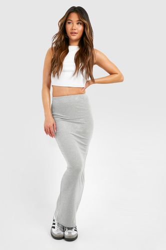 Womens Cotton Jersey Maxi Skirt - - 10 - boohoo - Modalova