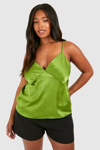 Womens Plus Seam Detail Cami Top - - 24 - boohoo - Modalova