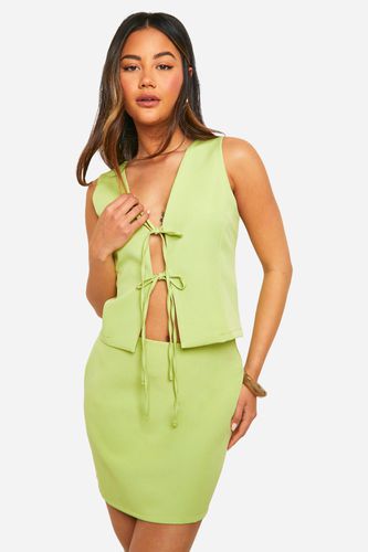 Womens Micro Mini Skirt - Green - 6 - boohoo - Modalova