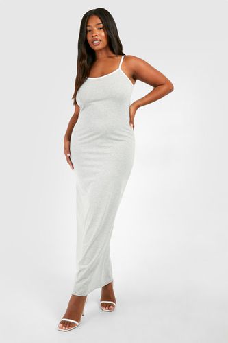 Womens Plus Cotton Elastance Contrast Maxi Dress - - 16 - boohoo - Modalova