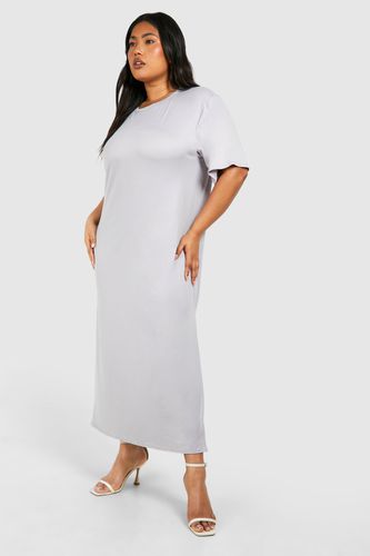 Womens Plus Super Soft Split Midaxi T-shirt Dress - - 20 - boohoo - Modalova
