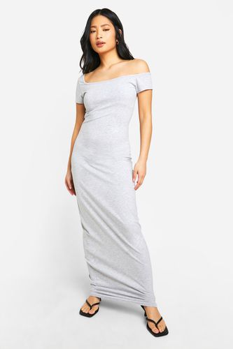 Womens Basic Cotton Asym Neck Bodycon Maxi Dress - - 16 - boohoo - Modalova