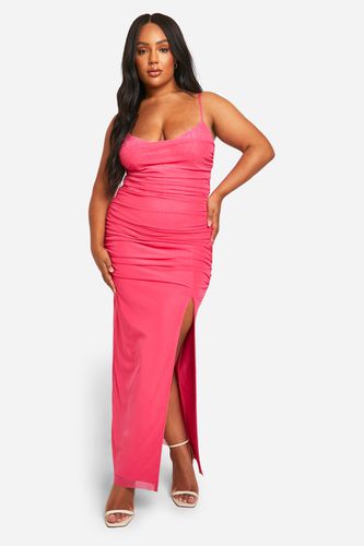 Womens Plus Lace Power Mesh Bandage Dress - - 20 - boohoo - Modalova