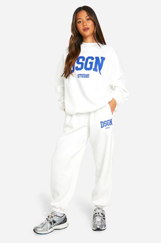 Womens Dsgn Studio Slogan Print Sweatshirt Tracksuit - - XL - boohoo - Modalova