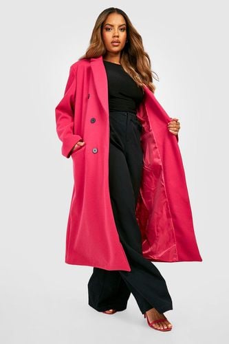 Womens Plus Premium Bright Wool Look Coat - - 16 - boohoo - Modalova
