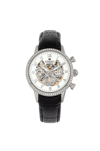 Womens Beatrice Automatic Skeleton Dial Leather-Band Watch with Day & Date - - One Size - NastyGal UK (+IE) - Modalova