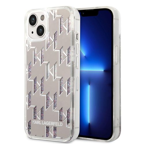 Monogram Liquid Glitter Phone Case - - One Size - Karl Lagerfeld - Modalova