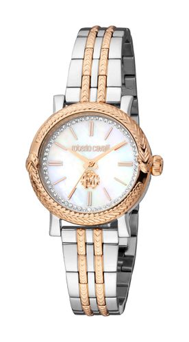 Womens Two Tone Stainless Steel Diamond Quartz Watch - - One Size - NastyGal UK (+IE) - Modalova