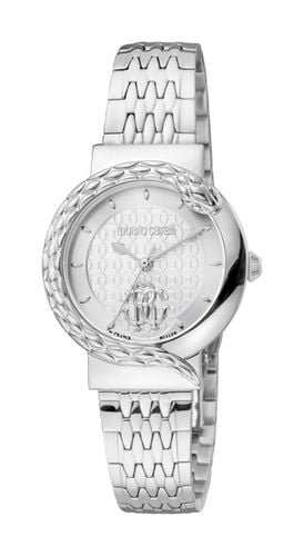 Womens Silver Dial Watch - - One Size - Roberto Cavalli - Modalova