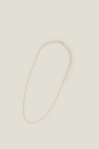 Womens Sterling Silver-Plated Belcher Chain Necklace - - One Size - NastyGal UK (+IE) - Modalova