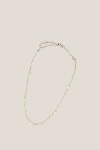 Womens Sterling Silver-Plated Star Station Necklace - - One Size - NastyGal UK (+IE) - Modalova