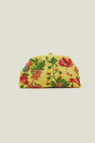 Womens Floral Beaded Clip Frame Bag - - One Size - NastyGal UK (+IE) - Modalova