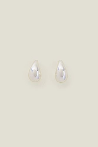 Womens Sterling Silver-Plated Tear Drop Earrings - - One Size - Accessorize - Modalova