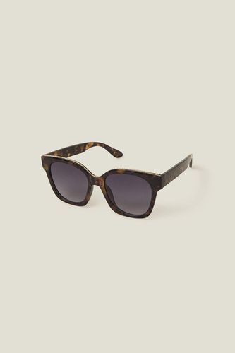 Womens Plait Tortoiseshell Cat Eye Sunglasses - - One Size - NastyGal UK (+IE) - Modalova