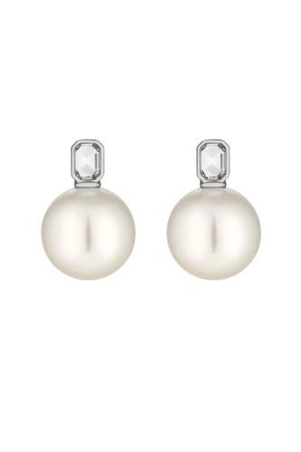 Womens Silver Cream Pearl Snowman Drop Earrings - - One Size - NastyGal UK (+IE) - Modalova
