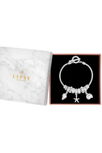Womens Silver Plated Coastal Charm Bracelet - Gift Boxed - - One Size - Lipsy - Modalova
