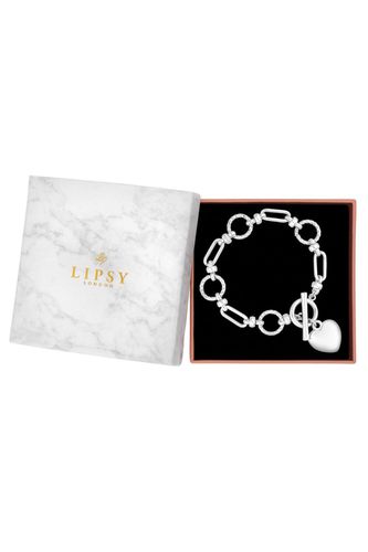 Womens Silver Chunky Puff Heart Bracelet - Gift Boxed - - One Size - NastyGal UK (+IE) - Modalova