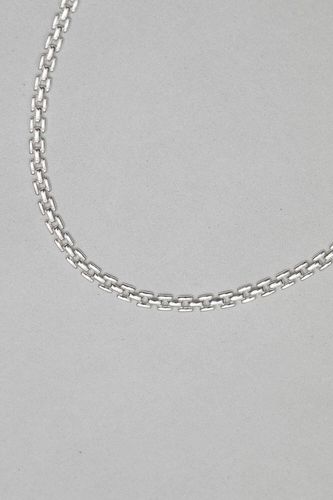 Womens Silver Plated Recycled Gate Chain Necklace - Gift Pouch - - One Size - Inicio - Modalova