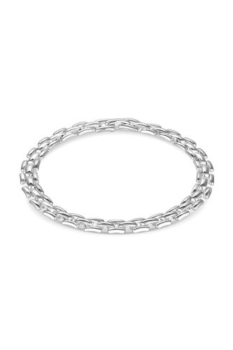 Womens Silver Plated Recycled Gate Chain Bracelet - Gift Pouch - - One Size - Inicio - Modalova