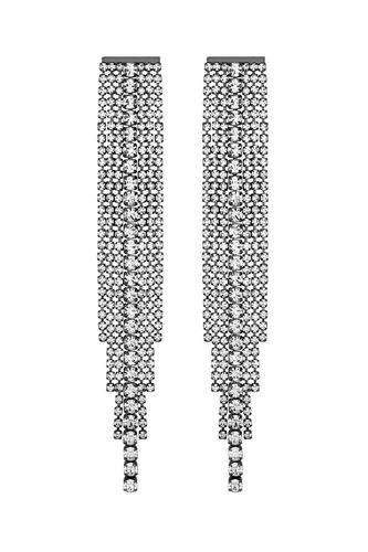 Womens Hematite Diamante Cupchain Earrings - - One Size - NastyGal UK (+IE) - Modalova