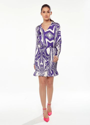 Womens Marble Print Dress in - 10 - NastyGal UK (+IE) - Modalova