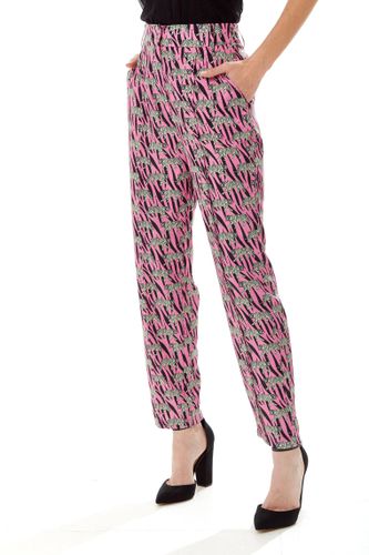 Womens Mixed Animal Print Trousers in - 14 - NastyGal UK (+IE) - Modalova