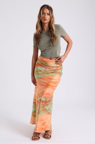 Womens Tie Dye Bias Cut Maxi Skirt - - 8 - Urban Bliss - Modalova