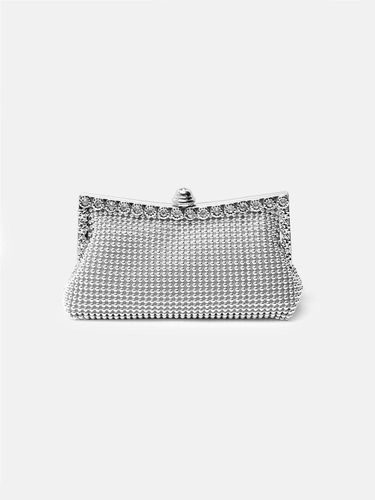 Womens 'Caroline' Crystal Embellished Evening Clutch Bag - - One Size - Where's That From - Modalova