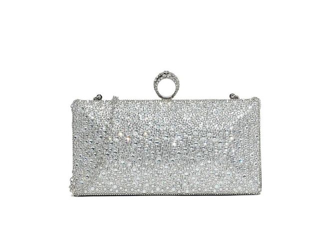 Womens 'Tova' Small Clutch Diamante Bag - - One Size - Where's That From - Modalova