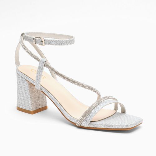 Womens Diamante Block Heeled Sandals - - 3 - NastyGal UK (+IE) - Modalova