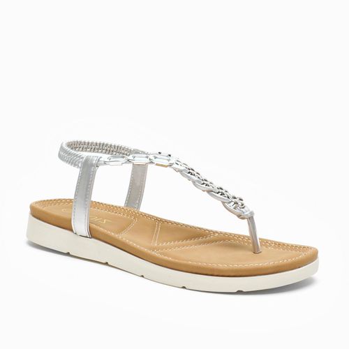Womens Pleated Comfort Flat Sandals - - 5 - NastyGal UK (+IE) - Modalova