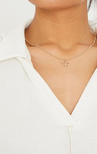 Womens Dainty Mini Butterfly Necklace - - One Size - NastyGal UK (+IE) - Modalova