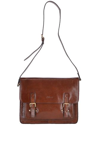 Riccardo' Carry All Real Leather Messenger Bag - - One Size - Ashwood Leather - Modalova