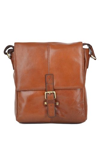 Luigi' Small Real Leather Flight Side Bag - - One Size - Ashwood Leather - Modalova